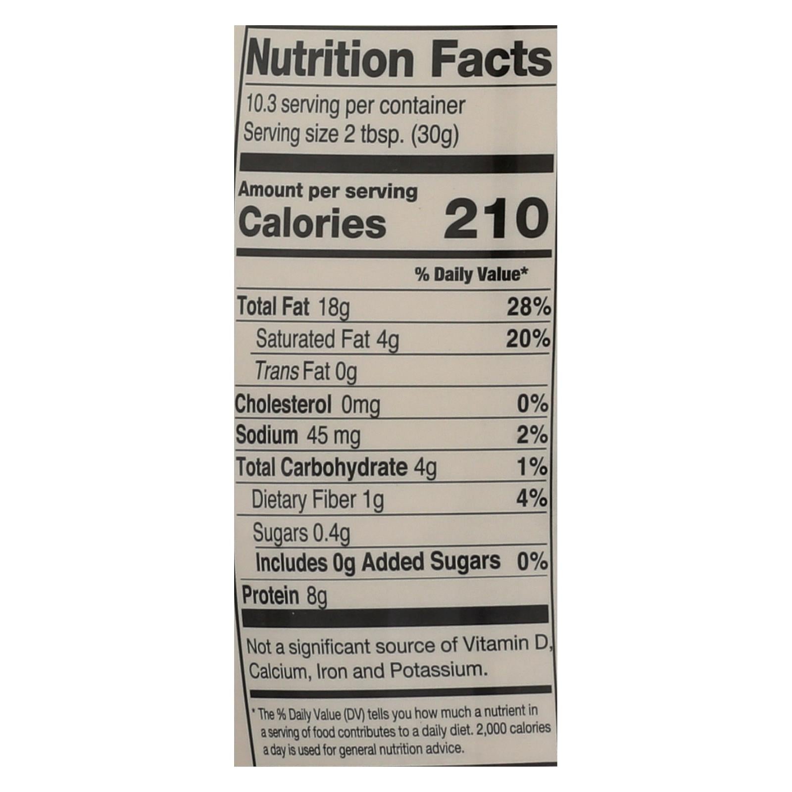 Mighty Sesame Company Organic Fine Tahini, 8-Pack, 10.9 Oz. Each