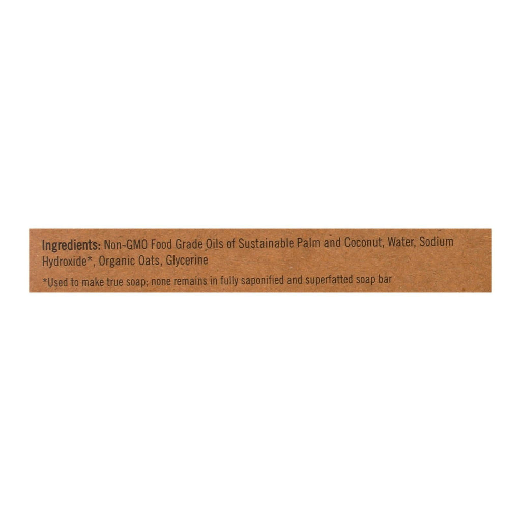 Sappo Hill Natural Oatmeal Glycerine Soap (Fragrance Free) 12 Pack - 3.5 Oz Each