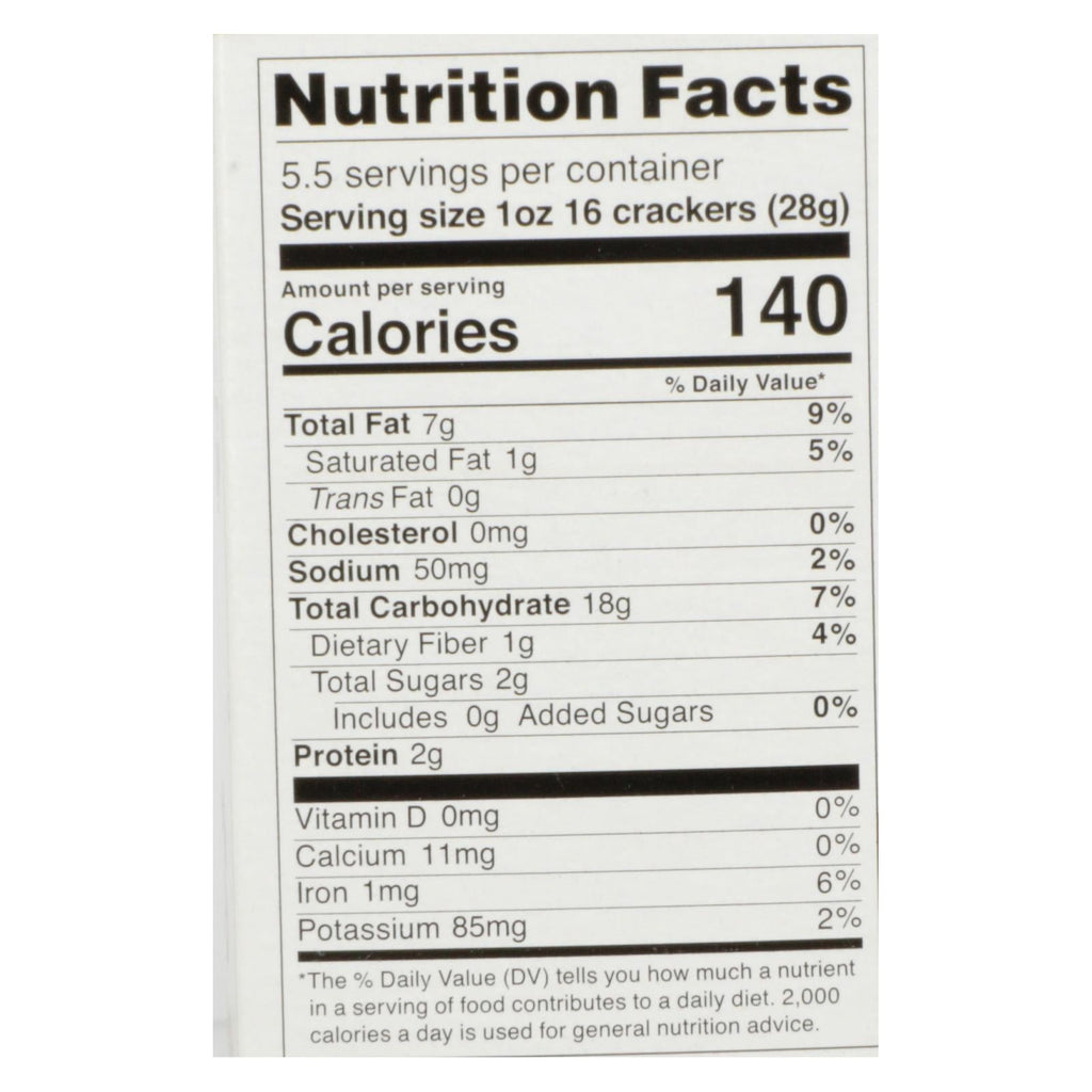 R.W. Garcia Sweet Potato Crackers, 5.5 Oz. Pack of 6