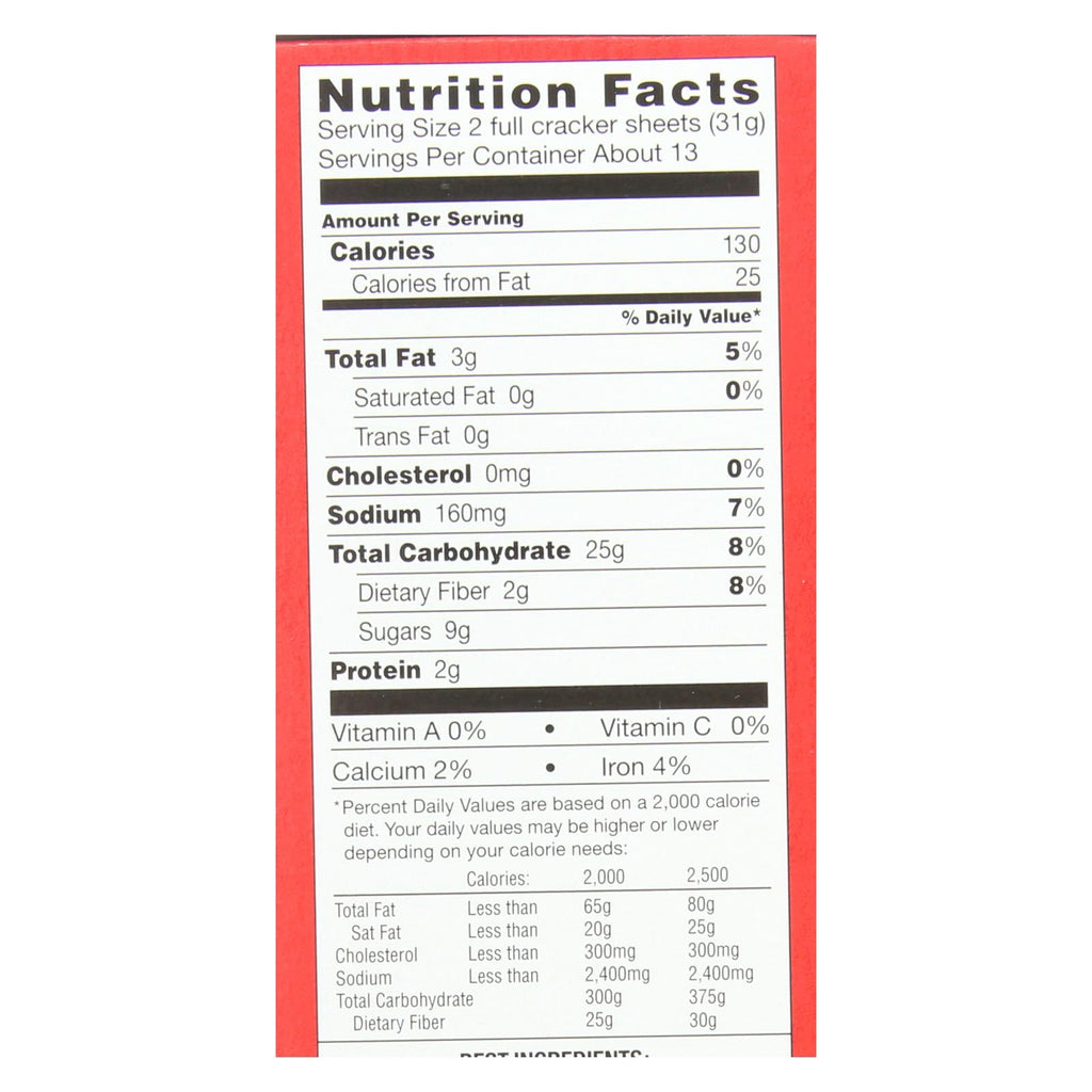 Annie's Homegrown Organic Cinnamon Graham Crackers, 14.4 Oz. (Pack of 12)