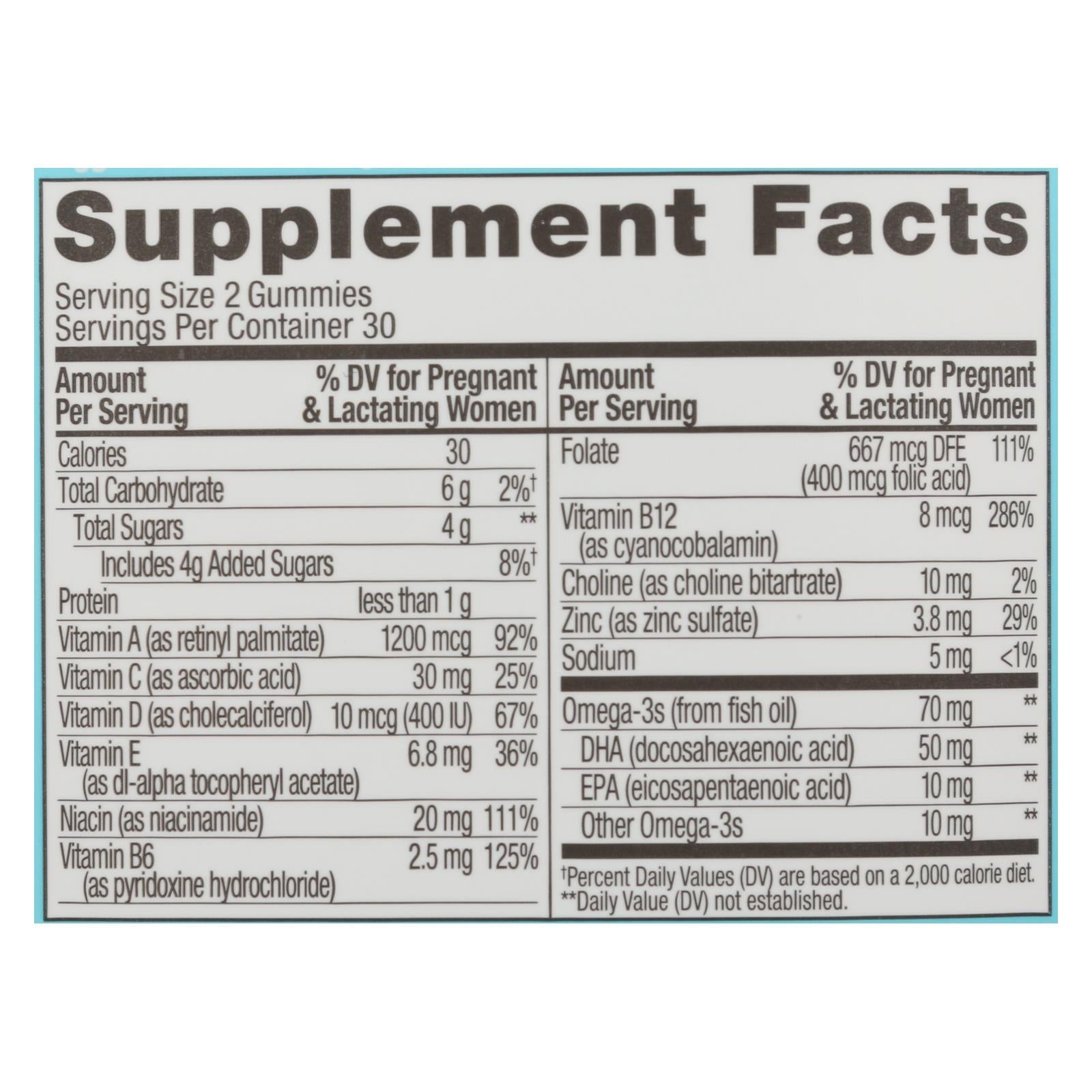 Olly Prenatal Multivitamin with Folic Acid, DHA & Iron for Expecting Moms (Pack of 1 - 60 Softgels)