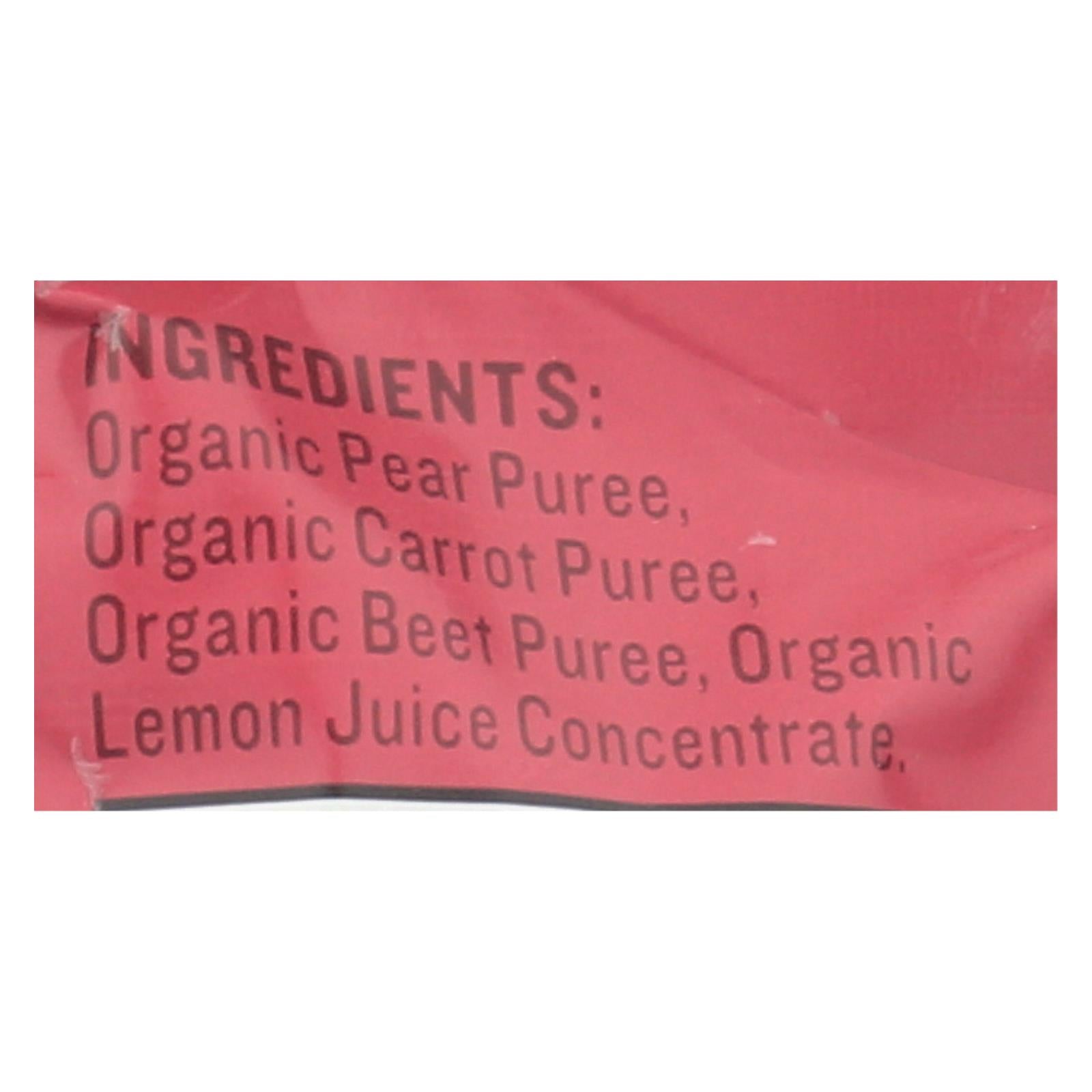 Peter Rabbit Organics Veggie Beet, Carrot and Pear Snack (Pack of 10)