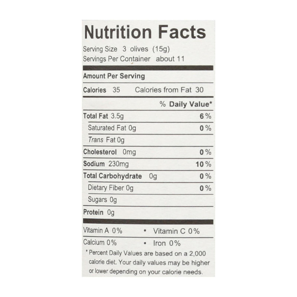 Divina Organic Greek Mixed Olives: 6-Pack (6.35 Oz. Each)