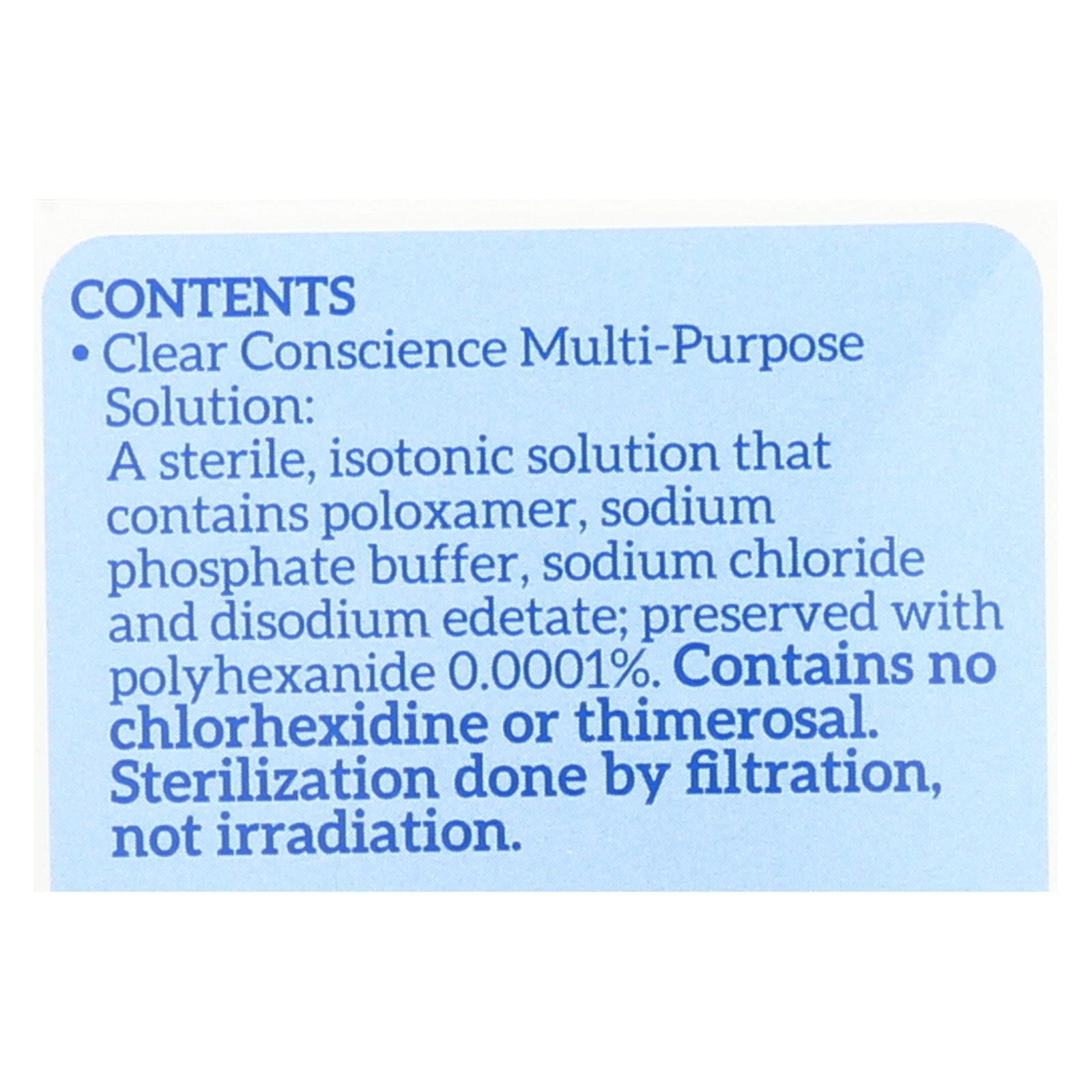 Clear Conscience Multi-Purpose Contact Lens Solution - 12 fl. oz.