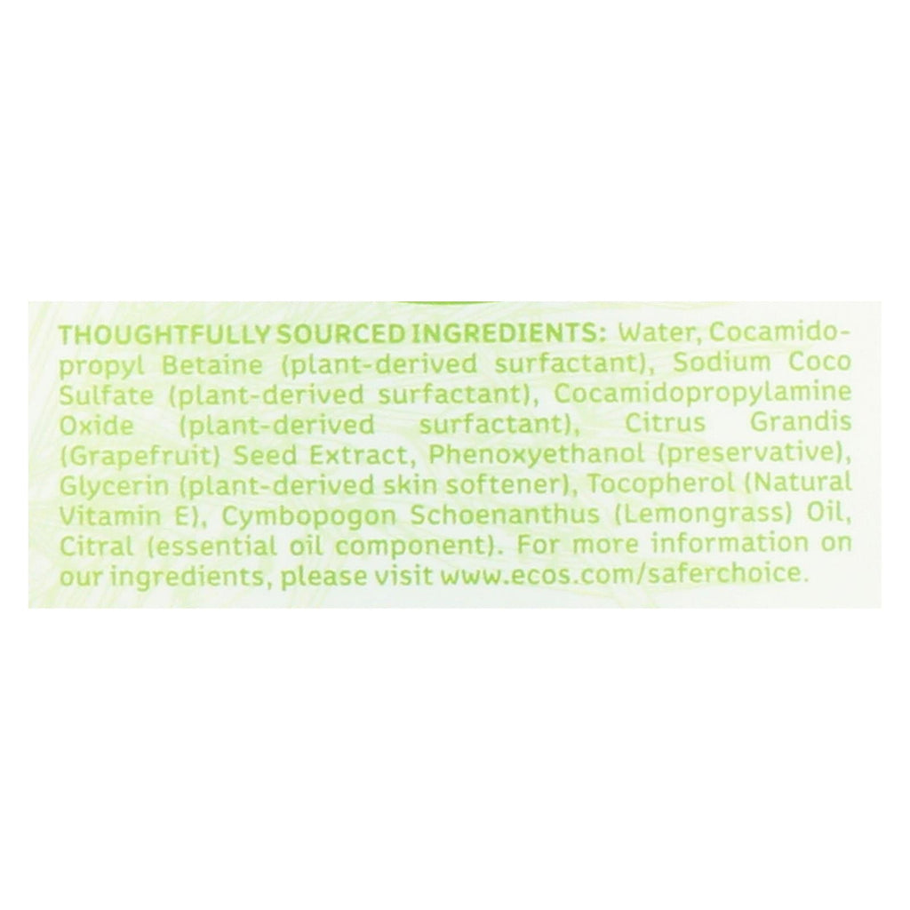 Earth-Friendly Lemongrass Hand Soap 6-Pack, 17 Fl Oz.