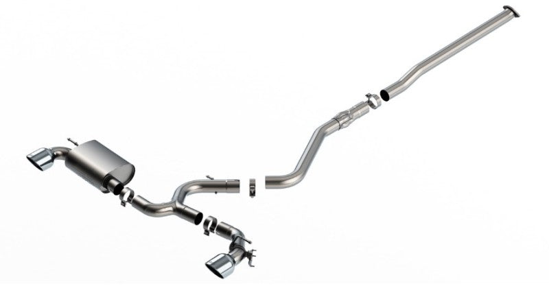 Borla 22-23 Hyundai Kona N 2.0L 4 CYL. Turbo AT/MT ATAK Catback Exhaust Bright Chrome 140926