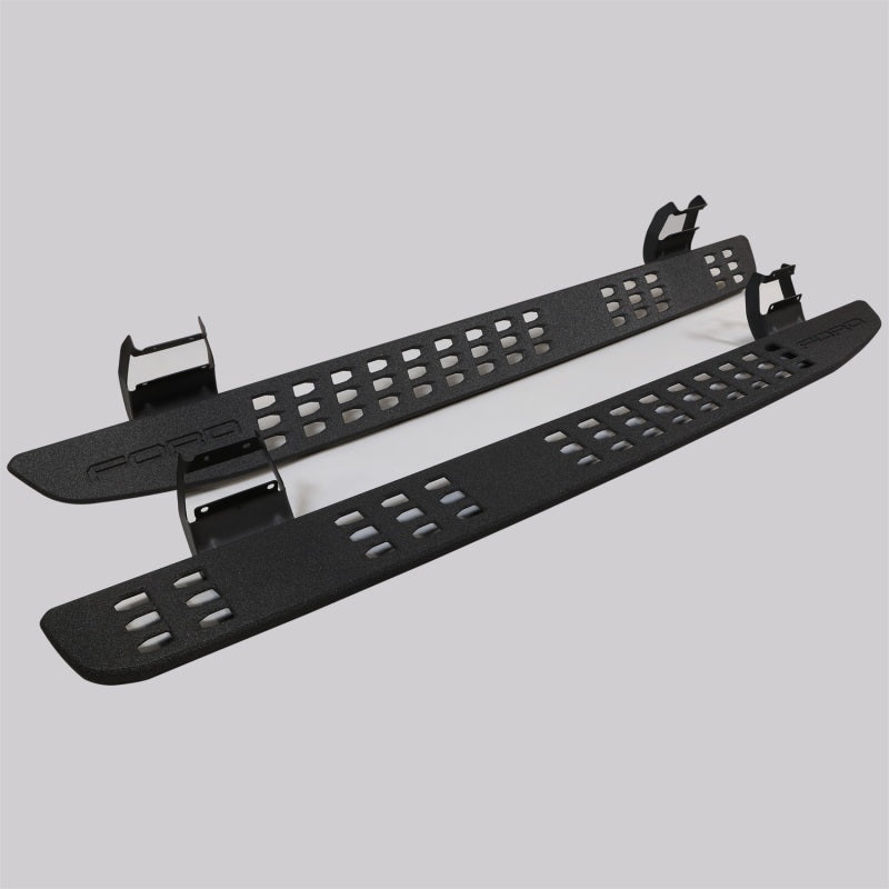 Ford Racing 15-21 Ford F-150 Crew Cab / 17-21 F-Super Duty Crew Cab Rock Slider Steps M-16450-FSORB