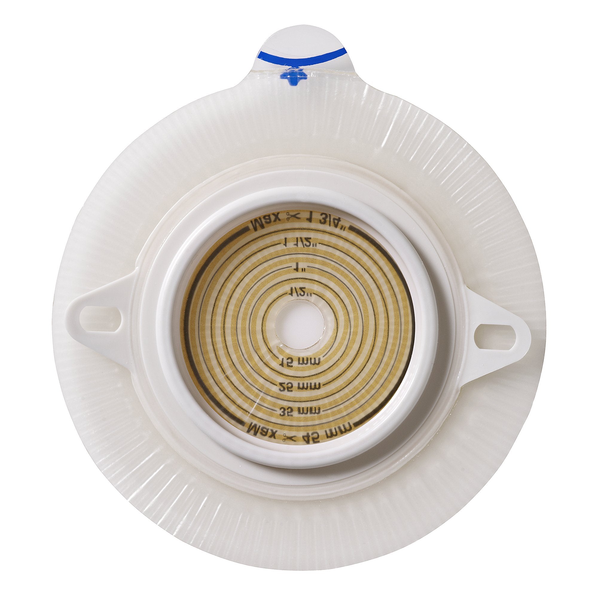 Assura® Flat Ostomy Barrier, Trim to fit 10 – 45 mm Stoma Opening, Red Match 2832