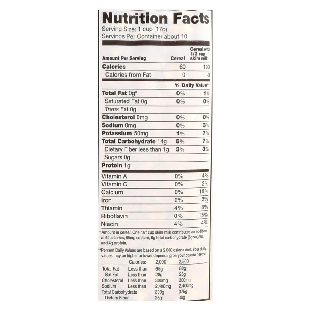 Arrowhead Mills Natural Puffed Rice Cereal (12 Pack - 6 Oz. Each)