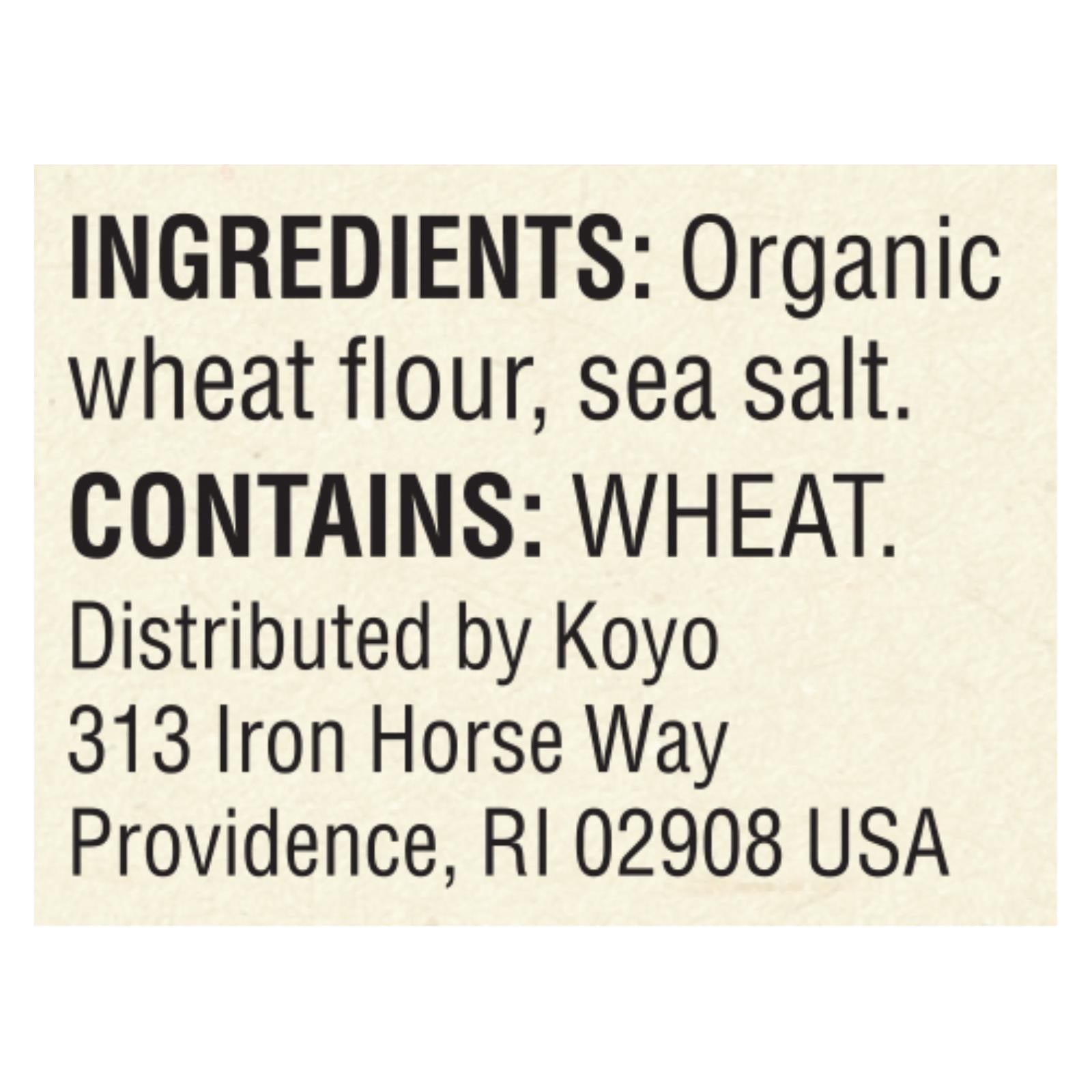 Koyo Organic Udon Noodles, 8 Oz. Pack of 12