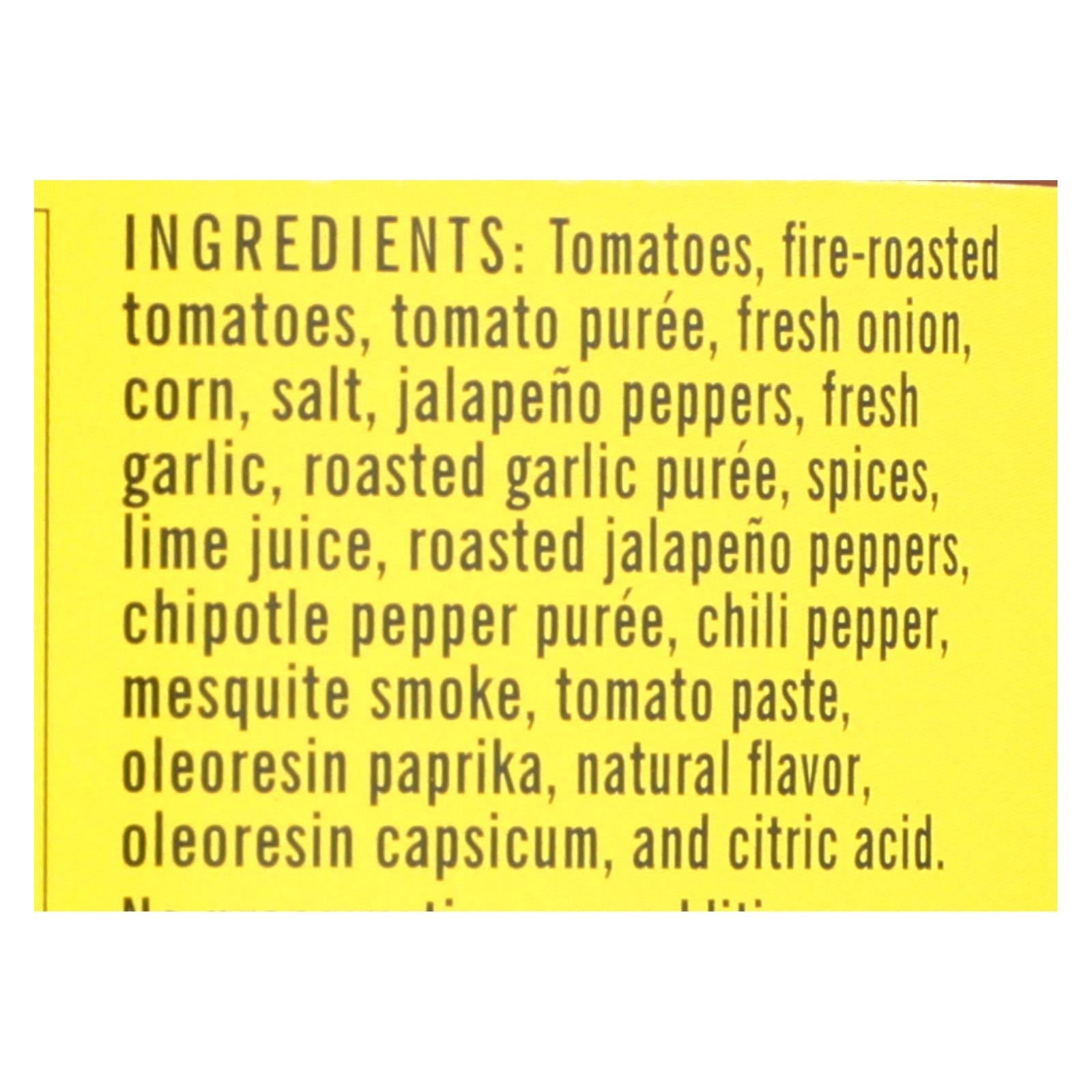 Desert Pepper Trading Roasted Tomato Chipotle Corn Salsa, Medium Hot (Pack of 6 - 16 Oz.)