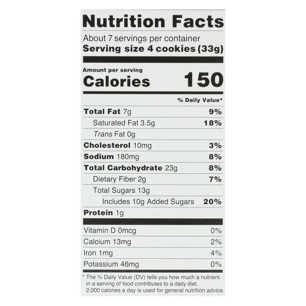 Kinnikinnick Chocolate Chip Cookies (Pack of 6 - 8 Oz.) Gluten-Free Indulgence