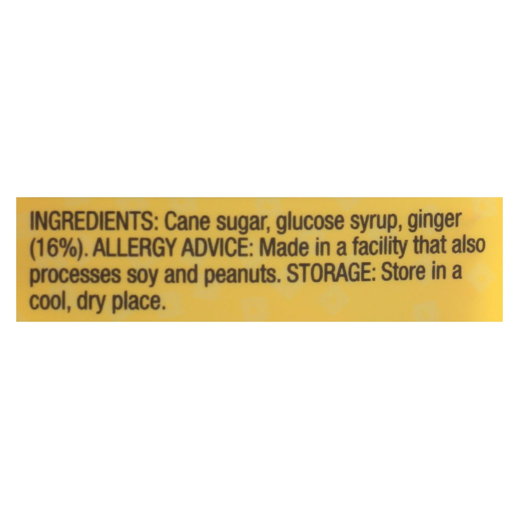 The Ginger People Gin Gins Hard Ginger Candy Double Strength - 3 Oz. (Pack of 12)
