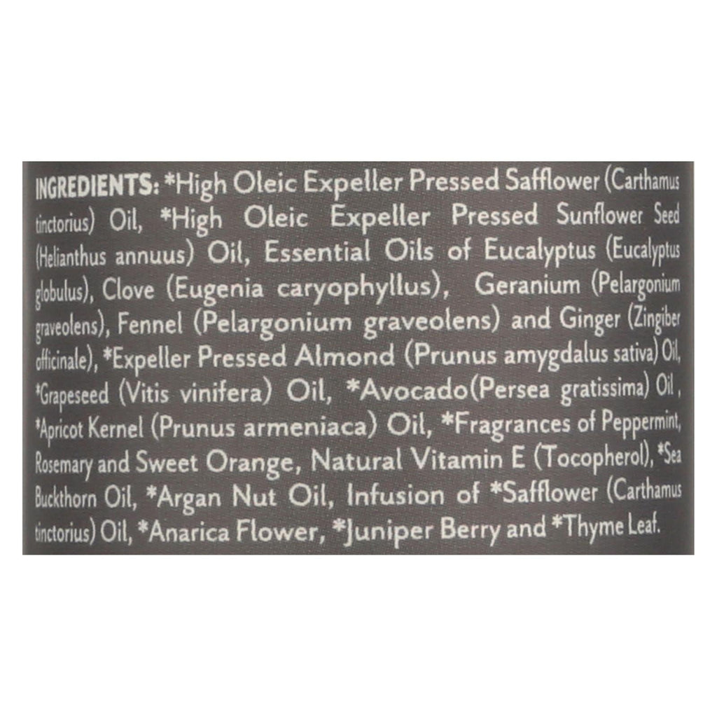 Soothing Touch Ayurveda Peppermint & Rosemary Muscle Comfort Bath Body & Massage Oil (4 Oz.)