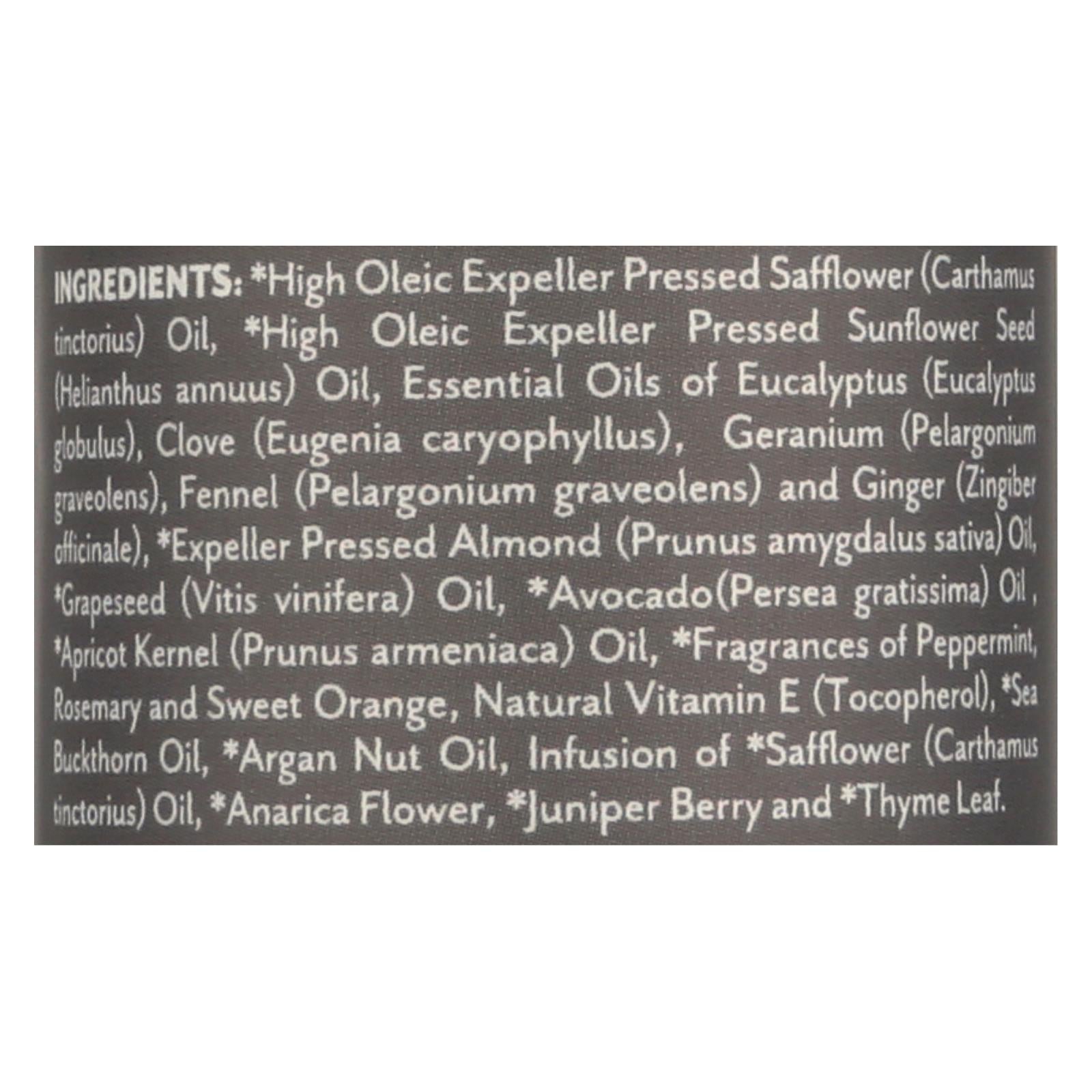 Soothing Touch Ayurveda Peppermint & Rosemary Muscle Comfort Bath Body & Massage Oil (4 Oz.)