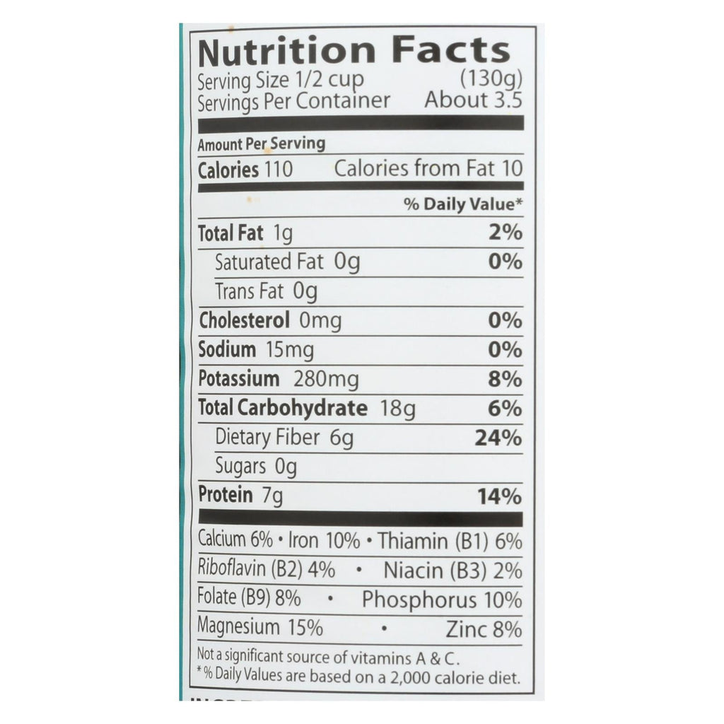 Eden Foods Organic Black Beans - 12 Pack, 15 Oz.