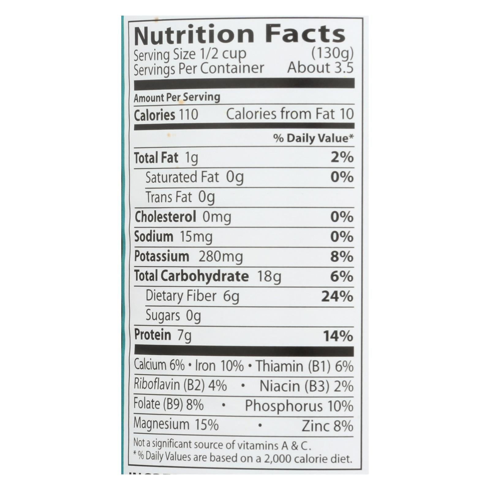 Eden Foods Organic Black Beans - 12 Pack, 15 Oz.