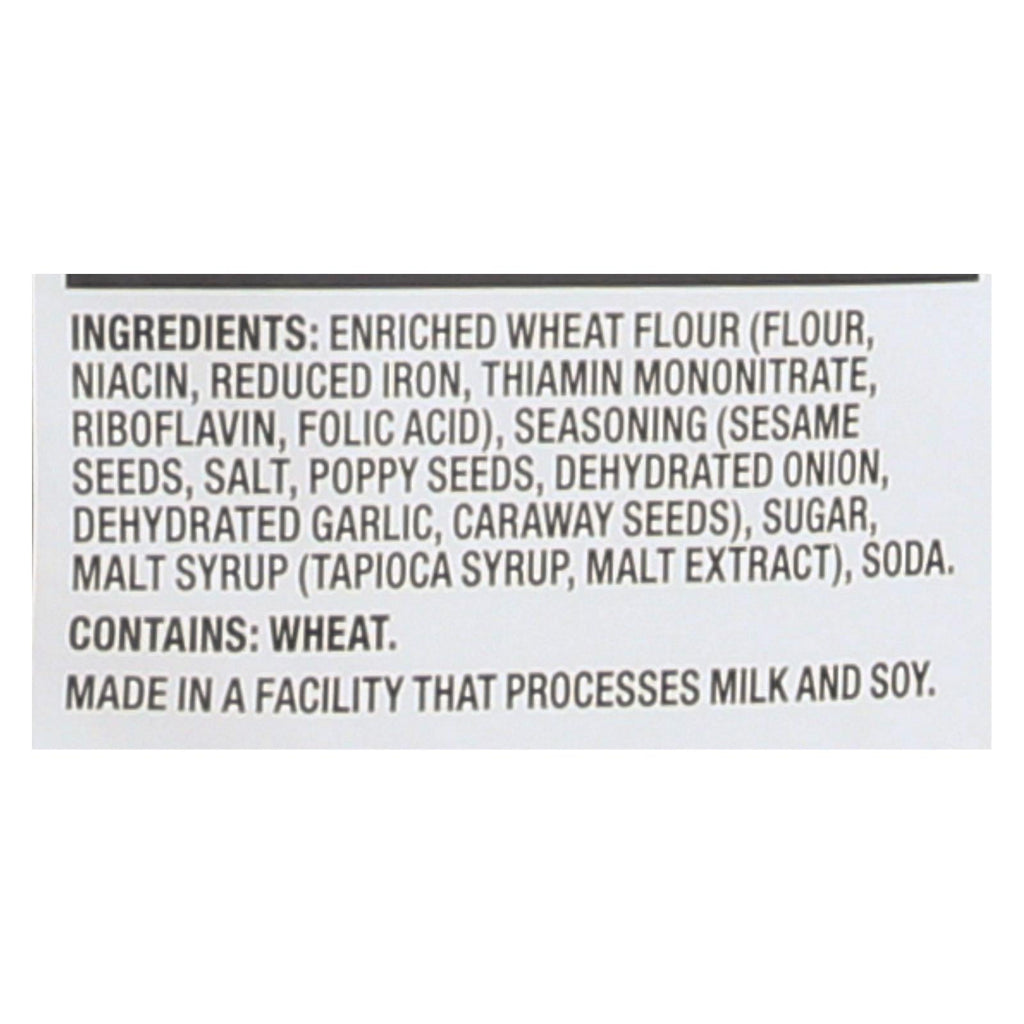 Snack Factory Pretzel Crisps, Everything, 7.2 oz, Case of 12