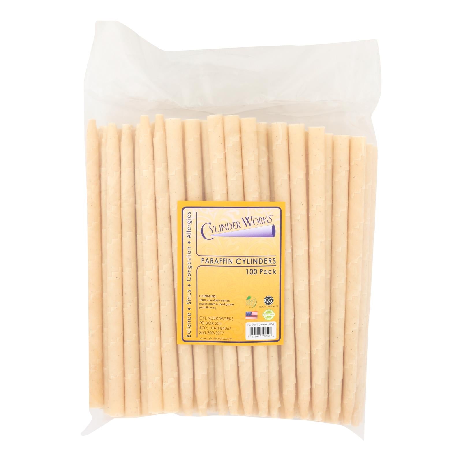 Cylinder Works 100 Temp=0.9 Paraffin Cylinders