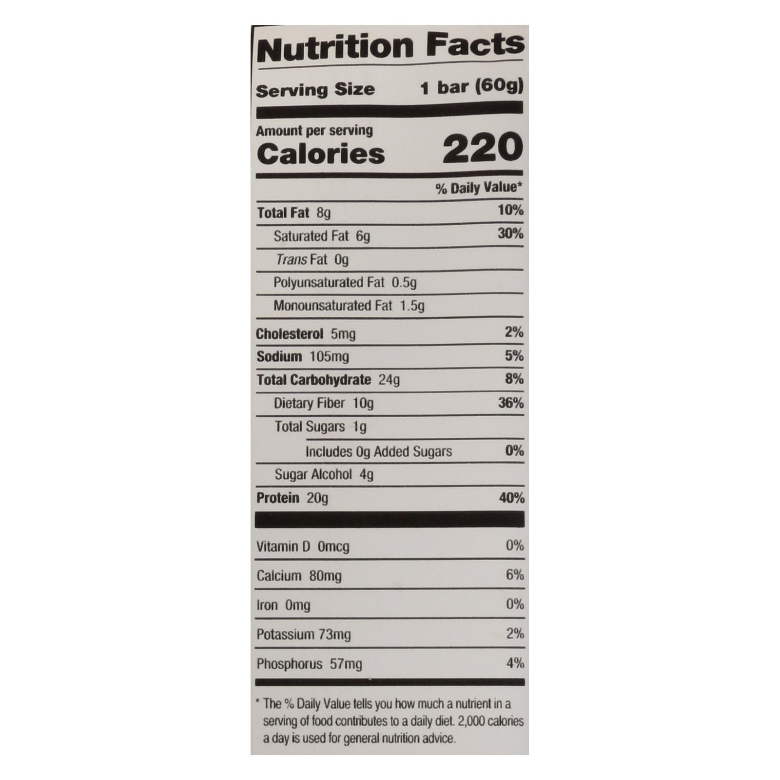 One Brands 60 Gram Blueberry Cobbler Protein Bar (Pack of 12)