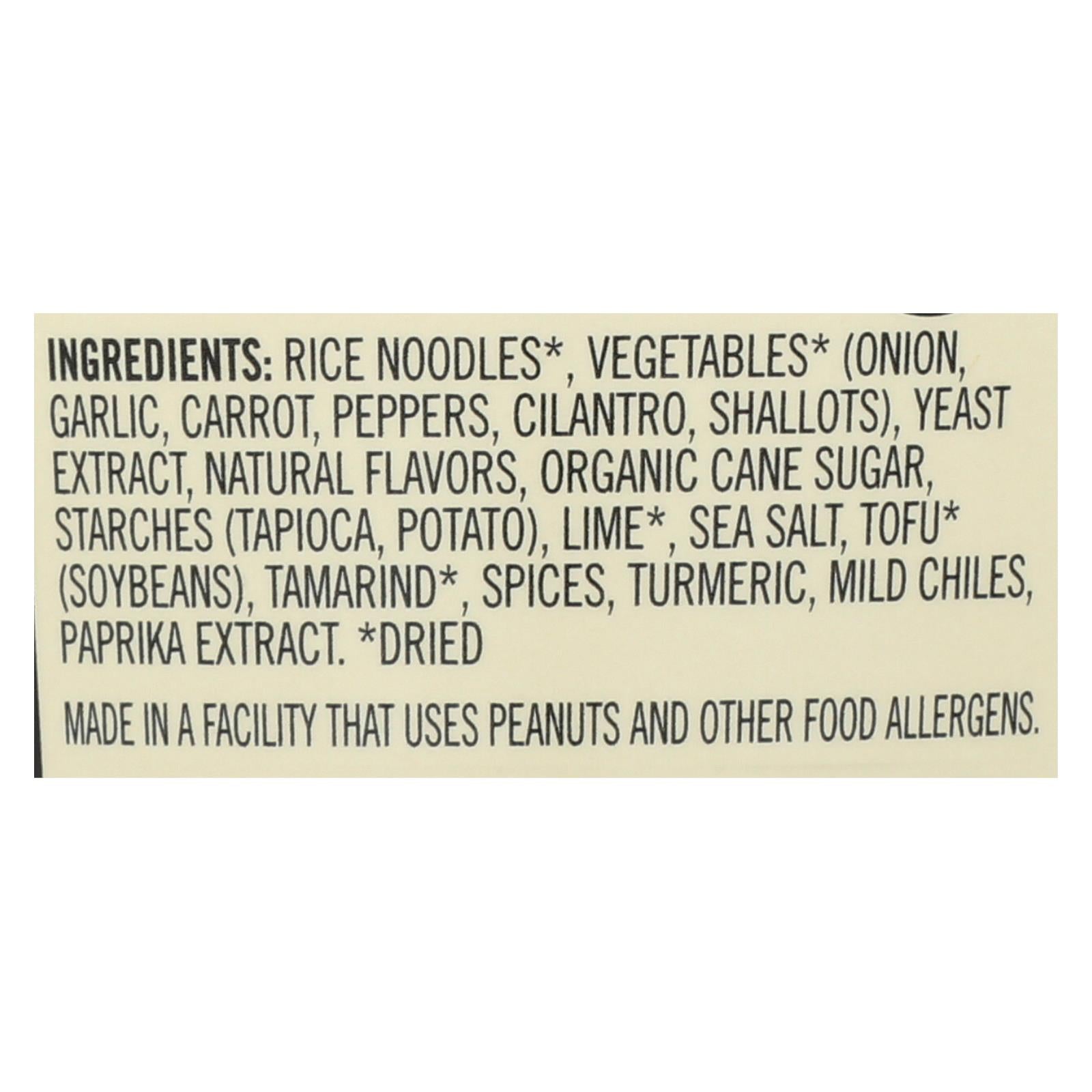 Dr. McDougall's Plant-Based Pad Thai Noodle Soup Big Cup, Pack of 6, 2 Oz.