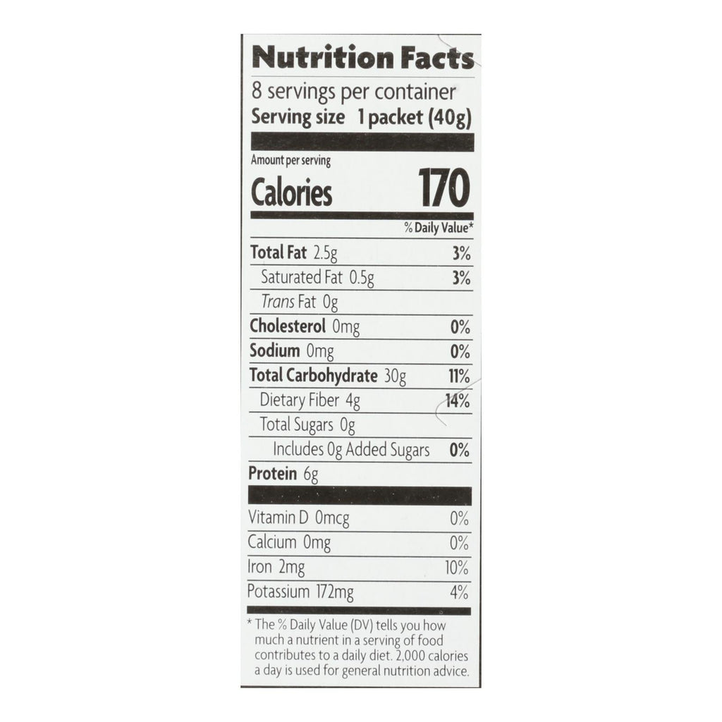 Nature's Path Organic Homestyle Hot Oatmeal, Unsweetened, 11.3 Oz (Pack of 6)