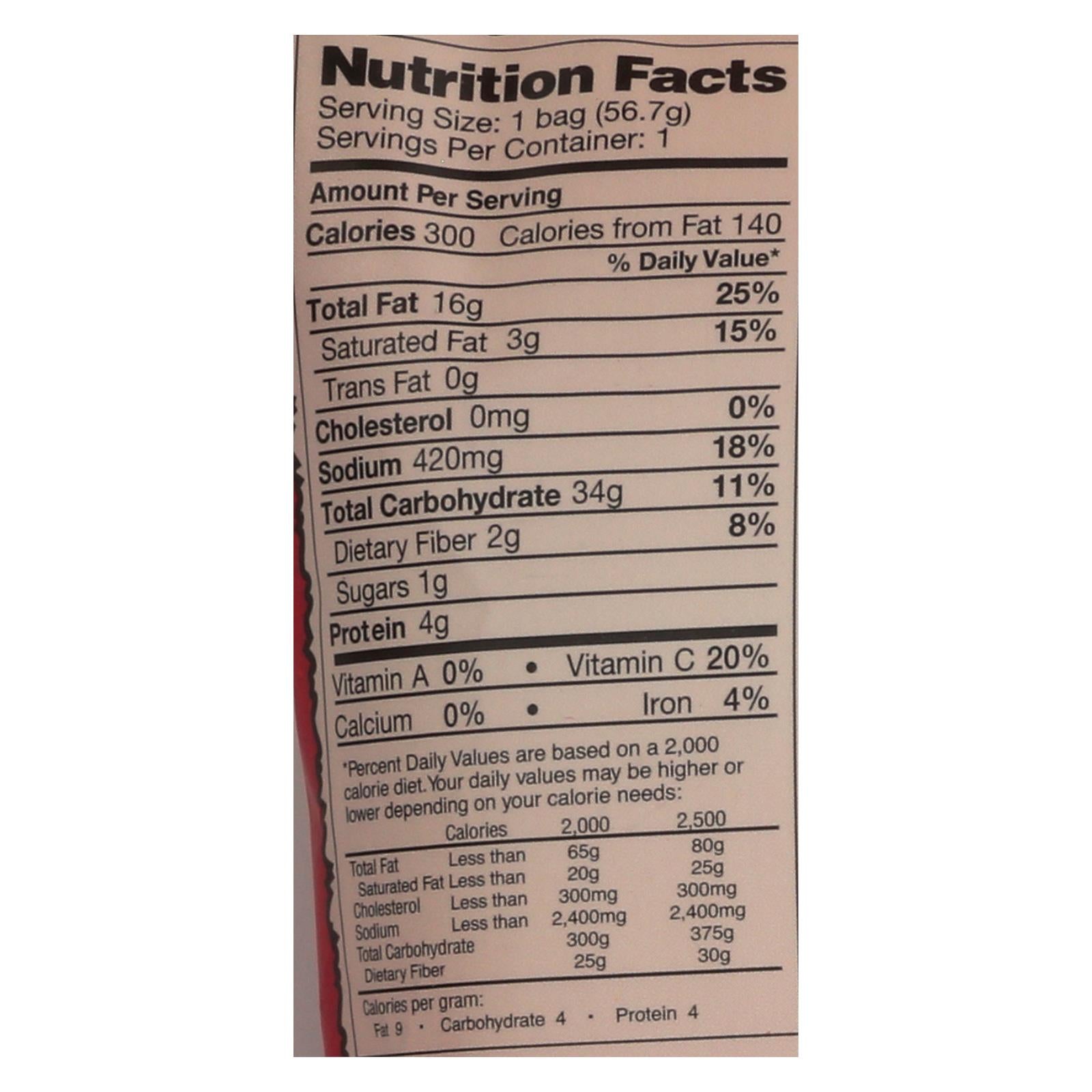 Mesquite BBQ Potato Chips, 2 Oz., Pack of 25