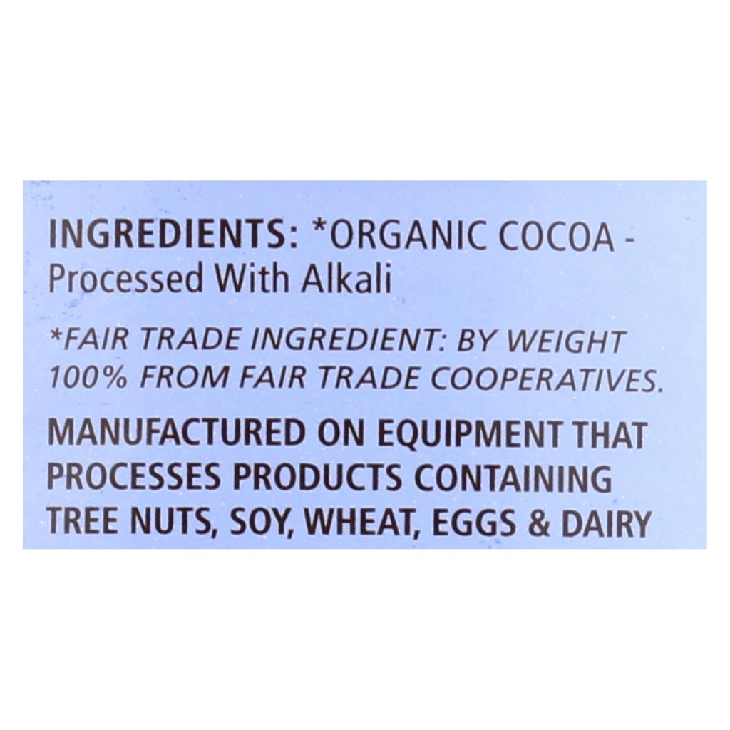 Equal Exchange Organic Baking Cocoa - 8 Oz. (Pack of 6)