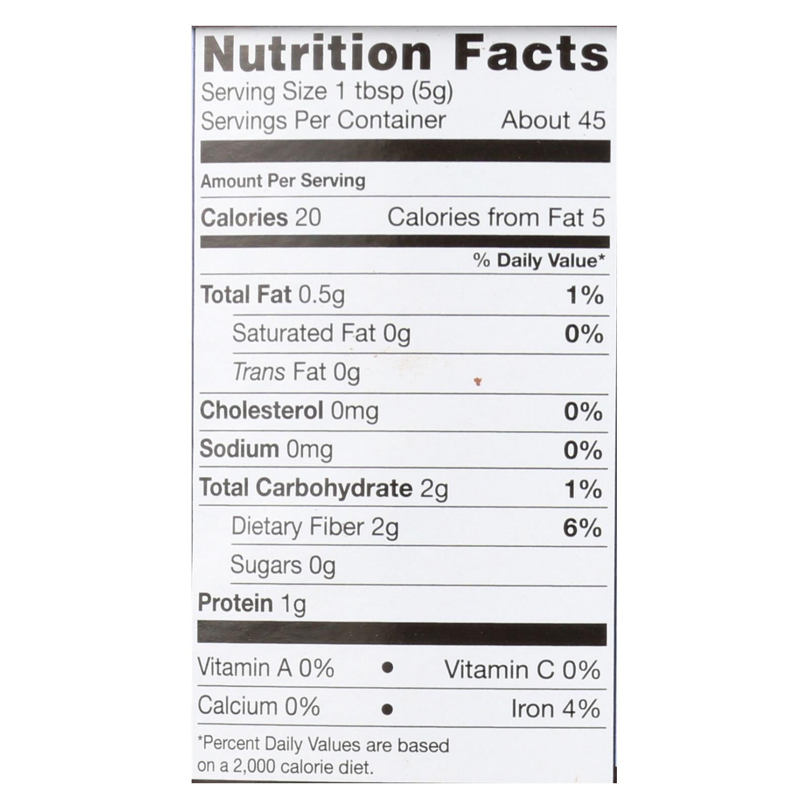 Equal Exchange Organic Baking Cocoa - 8 Oz. (Pack of 6)