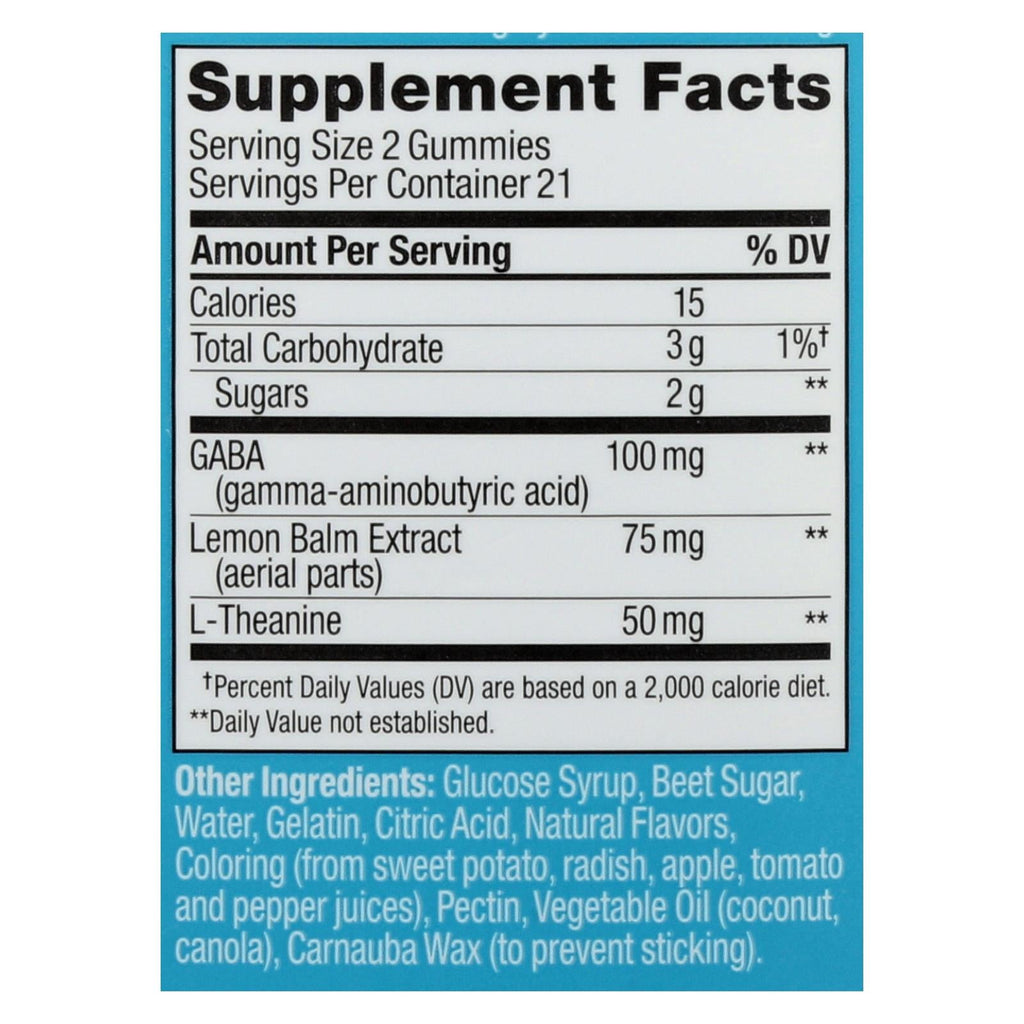 Olly Goodbye Stress Berry Gummies: Natural Stress Relief Supplement for a Calmer Mind, 42 Count