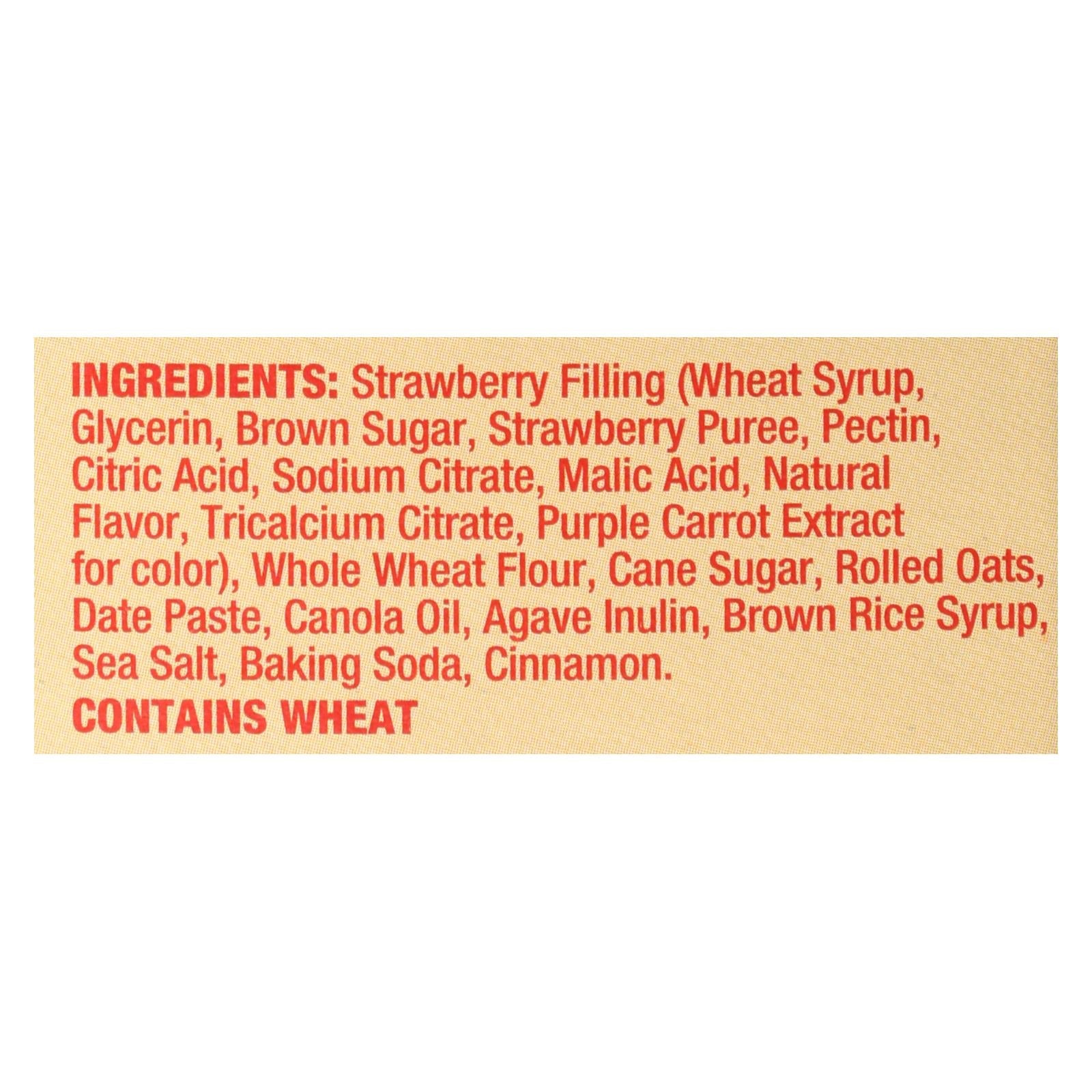 Nature's Bakery Oatmeal Crumble Strawberries, 8.46 Oz. (Pack of 6)