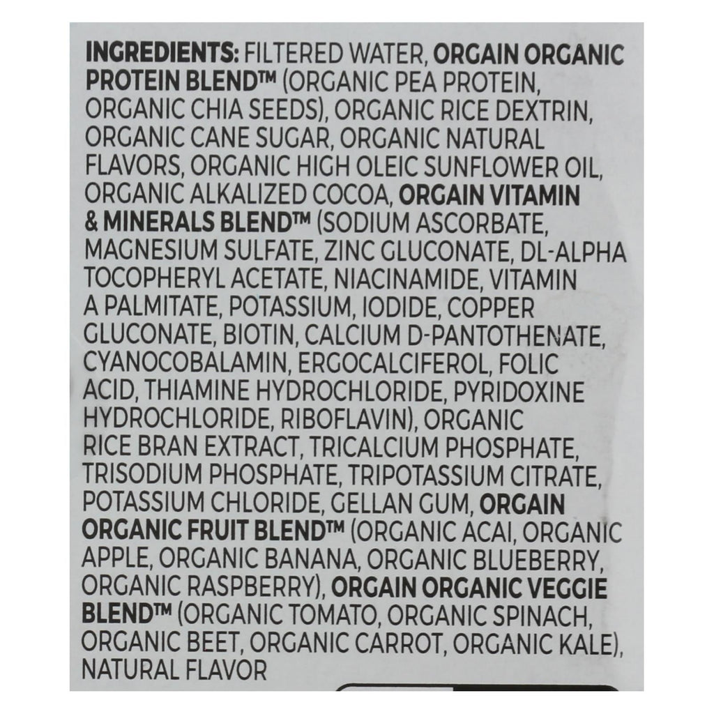 Orgain Vegan Protein Shake Pack of 3 - 4.11 Fl Oz