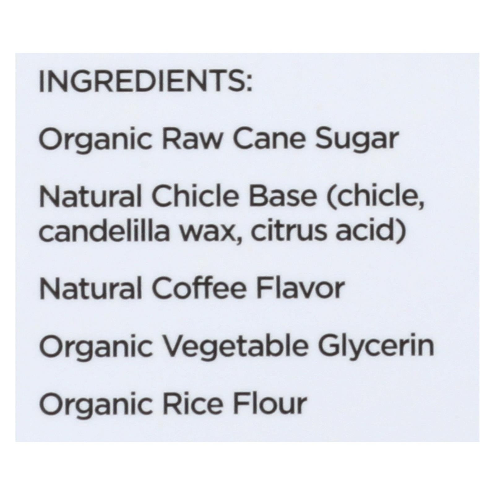 Simply Gum All Natural Coffee Flavor (Pack of 12 - 15 Count Gum)