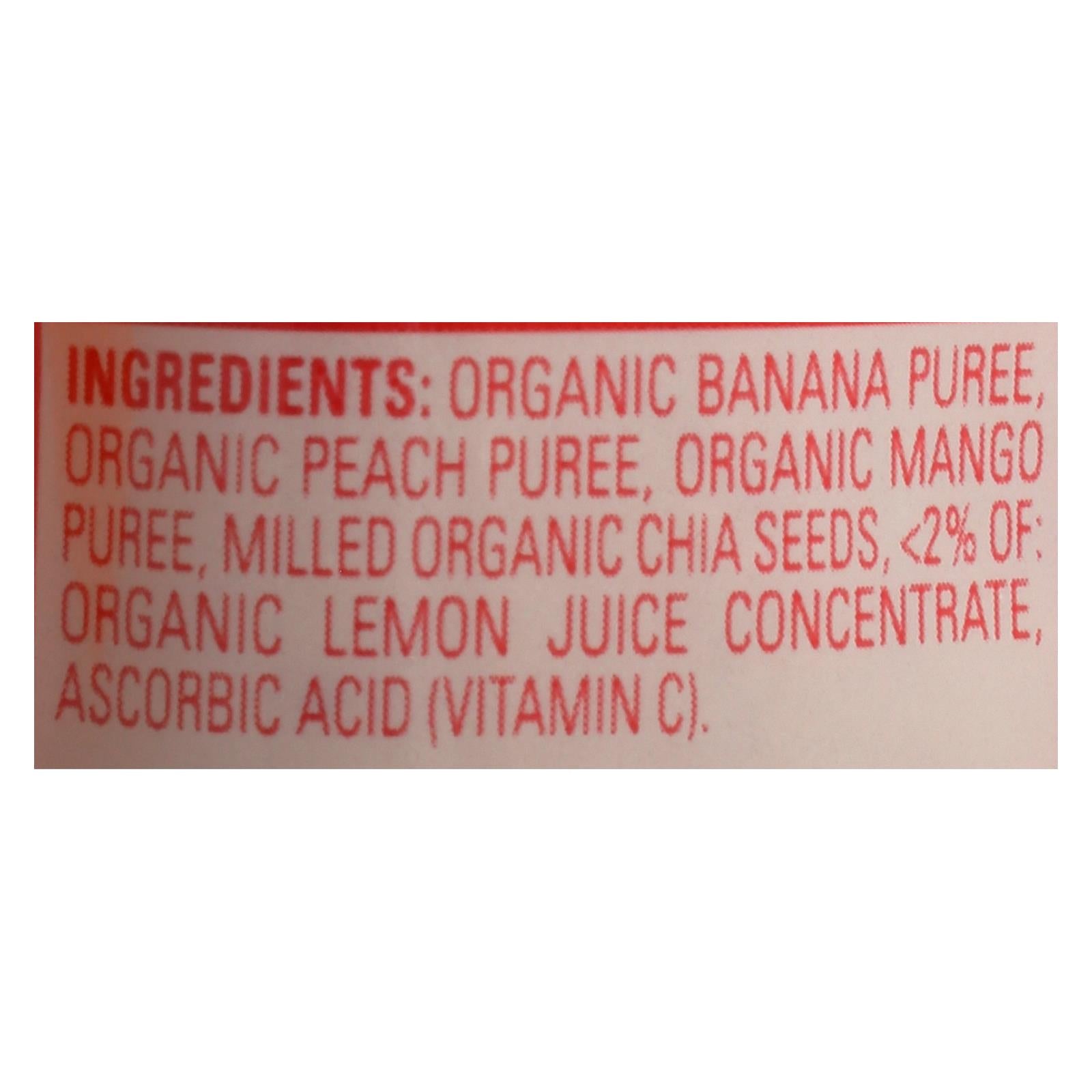 Happy Baby Happytot Organic Superfood Banana Peach and Mango (16 - 4.22 Oz. Pouches)