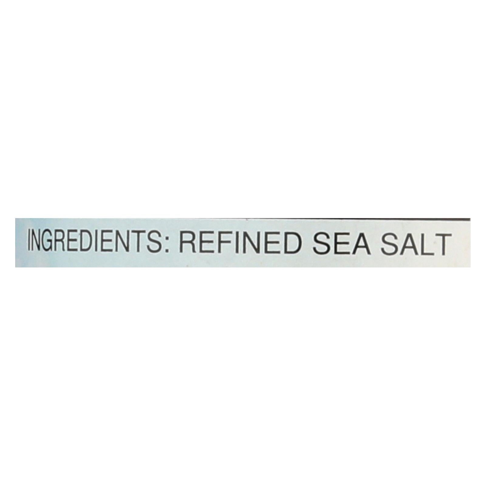 Fine Ground Sea Salt (Pack of 12) 14.5 Oz. Each
