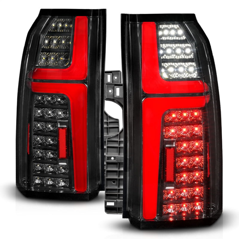 ANZO 15-20 Chevrolet Tahoe Sequential LED Tube Taillights Black 311467