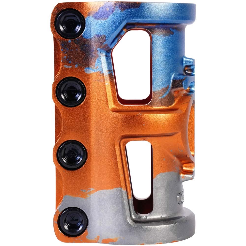 Oath Cage V2 SCS 4 Bolt Clamp - Orange/Blue/Titanium