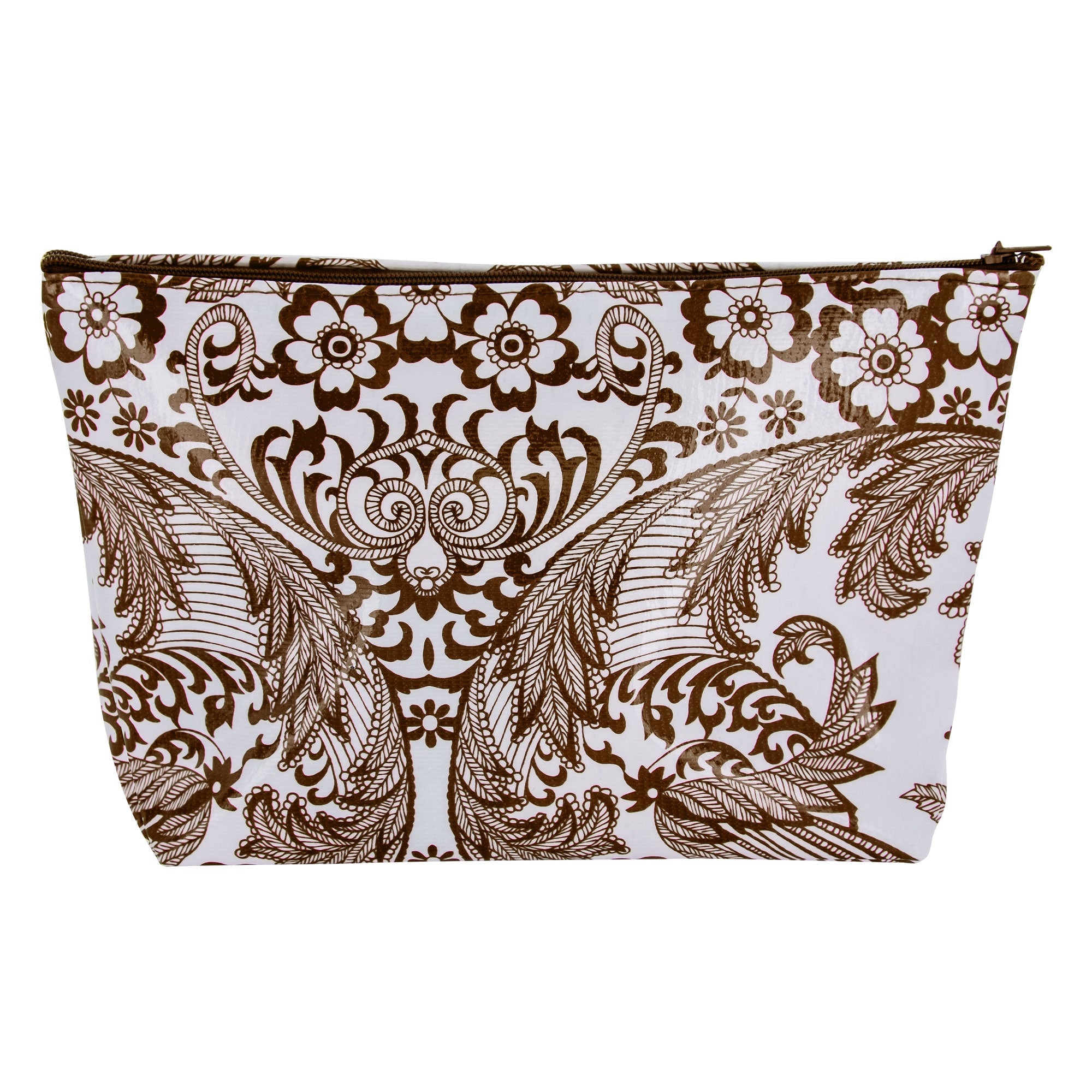 GreaterGood Eden Oilcloth Pouch - Handmade Toiletry and Utility Bag