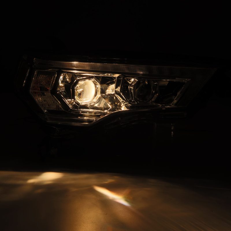AlphaRex 14-20 Toyota 4Runner PRO-Series LED Proj Headlights Alpha-Black w/Sequential Signal/DRL 880850 *Discontinued