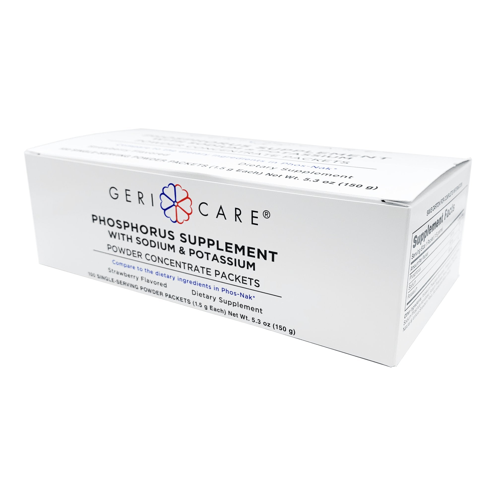Geri-Care Phosphorus Supplement Powder with Electrolytes, Strawberry Flavor 844-01-GCP