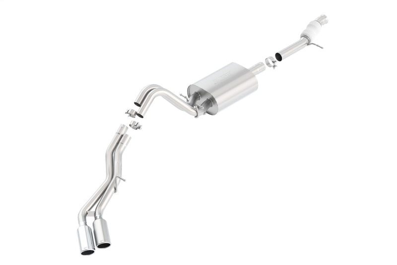 Borla Touring Cat Back 15-16 Chevy Tahoe 5.3L V8 2.75in, 2.25in Dual Same Side Exit 4in Tips 140557