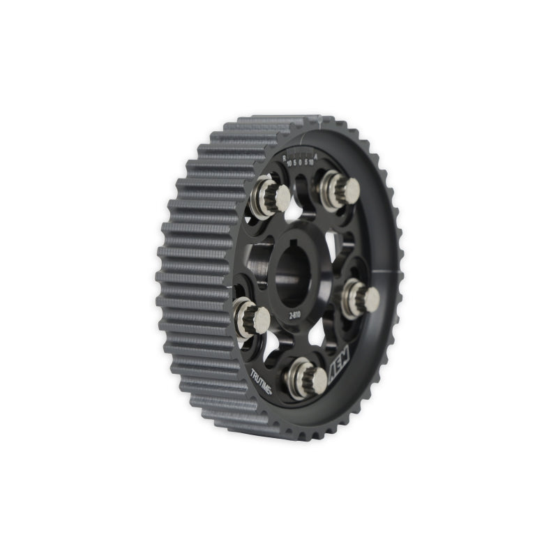 AEM Electronics Tru-Time Cam Gear Black 5-Bolt Honda H22A1 & H22A4