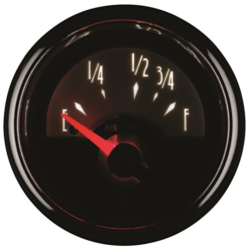 AutoMeter Gauge Fuel Level 2-1/16in. 73 Ohm(e) to 10 Ohm(f) Elec Cruiser 1115