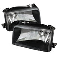 SPYDER Xtune Ford F150/Bronco 92-96 Crystal Headlights Black HD-JH-FB92-BK 5072528