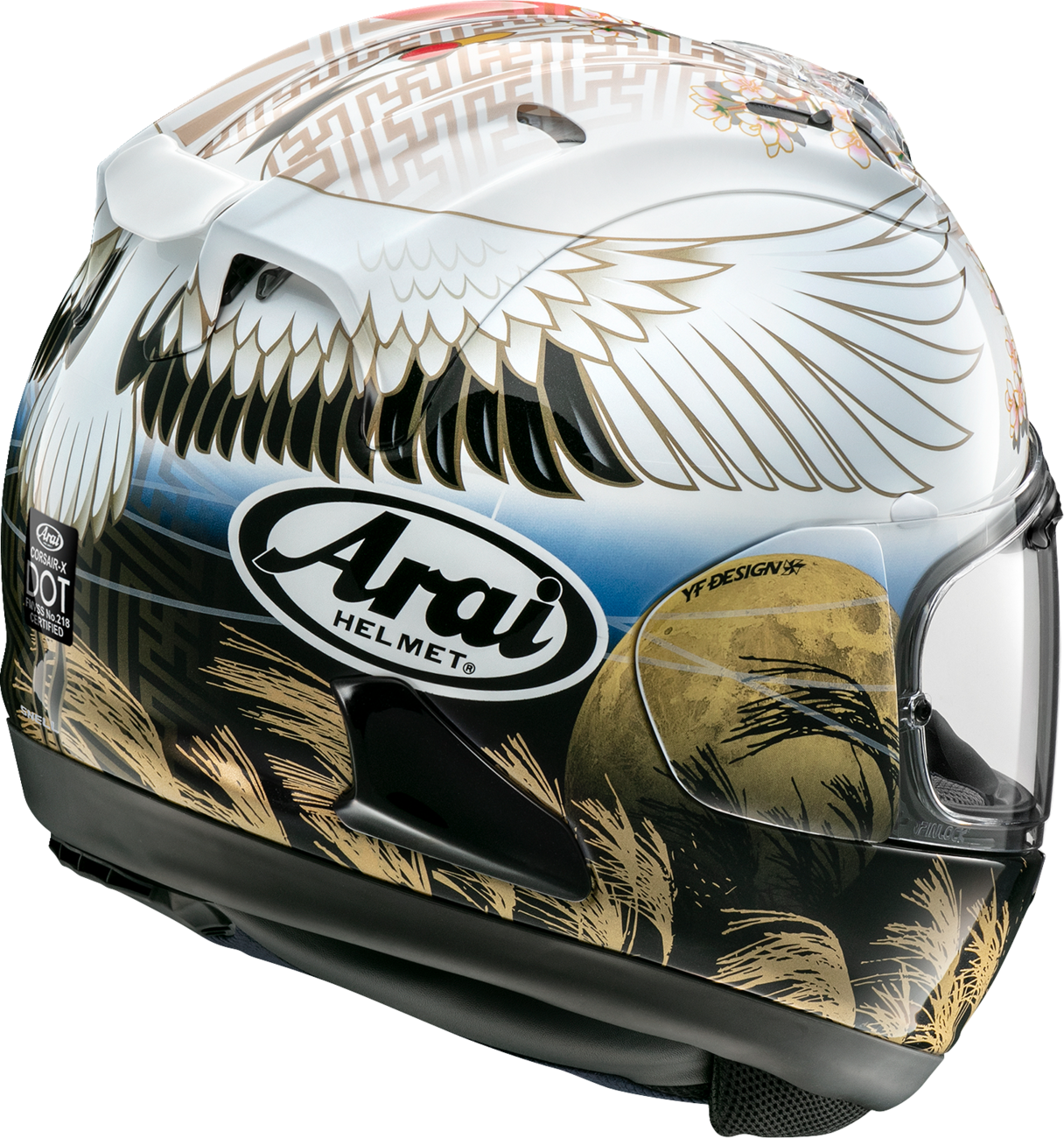 ARAI HELMETS, ARAI Helmets Corsair-X Tsubasa XL Helmet with VAS Shield Mechanism and Advanced Safety Features