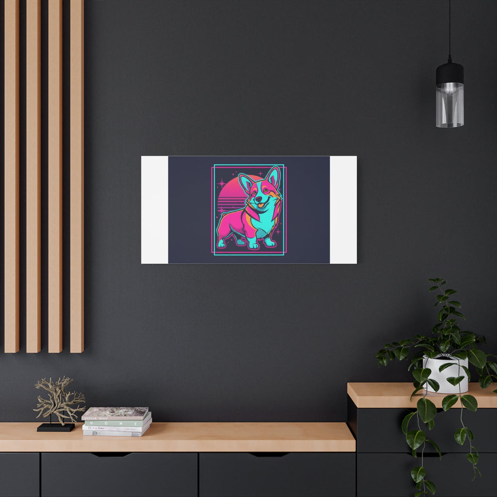 Platonic Love Corgi Canvas | Friendship Valentine, Galentine’s Wall Art