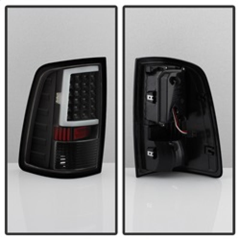 SPYDER xTune 09-18 Dodge Ram 1500 (Incandescent Model) LED Tail Lights - Blk (ALT-ON-DR09-LBLED-BK) 5082206