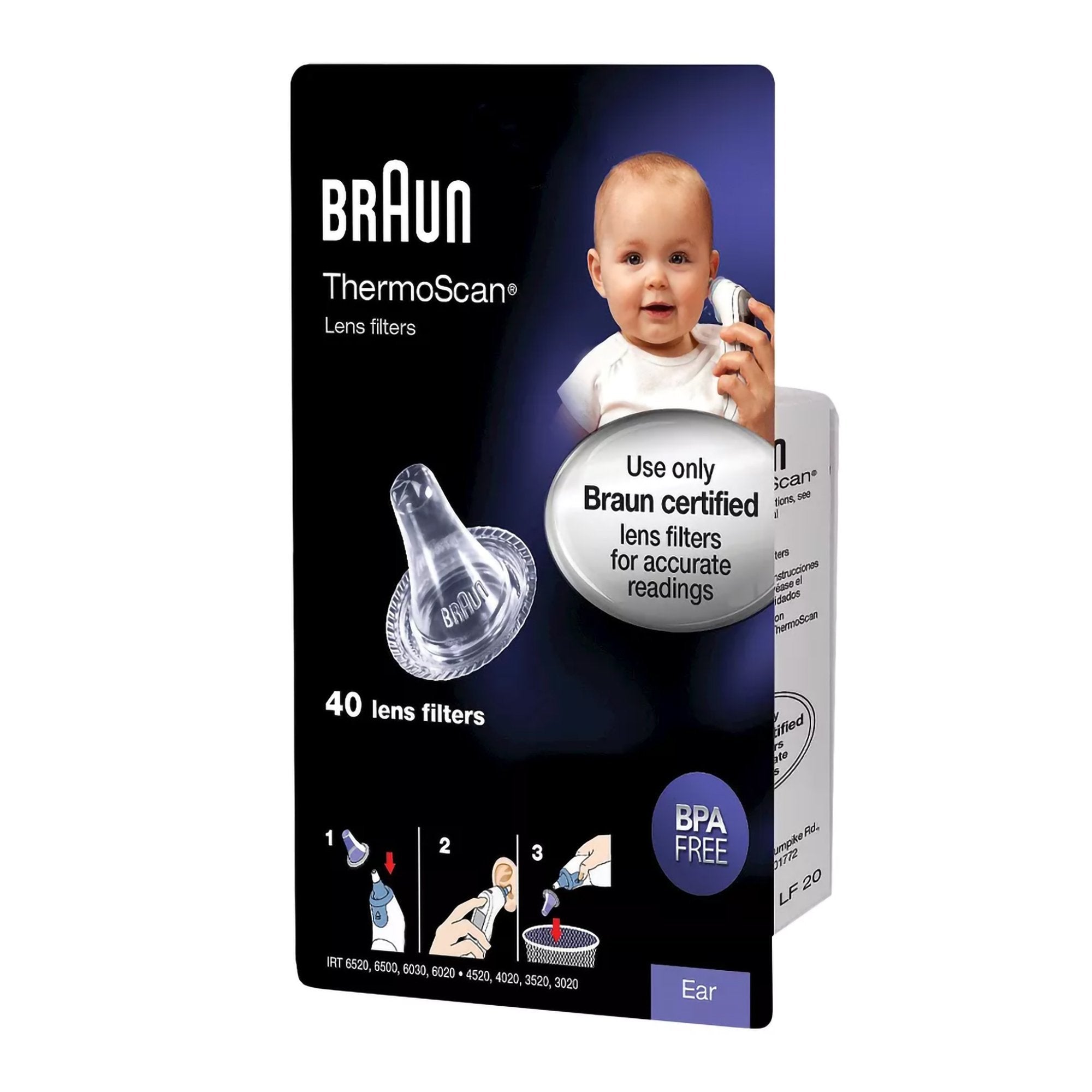 Lens Filter Braun Thermoscan 60 Pack For Ear Thermometer 32878599821