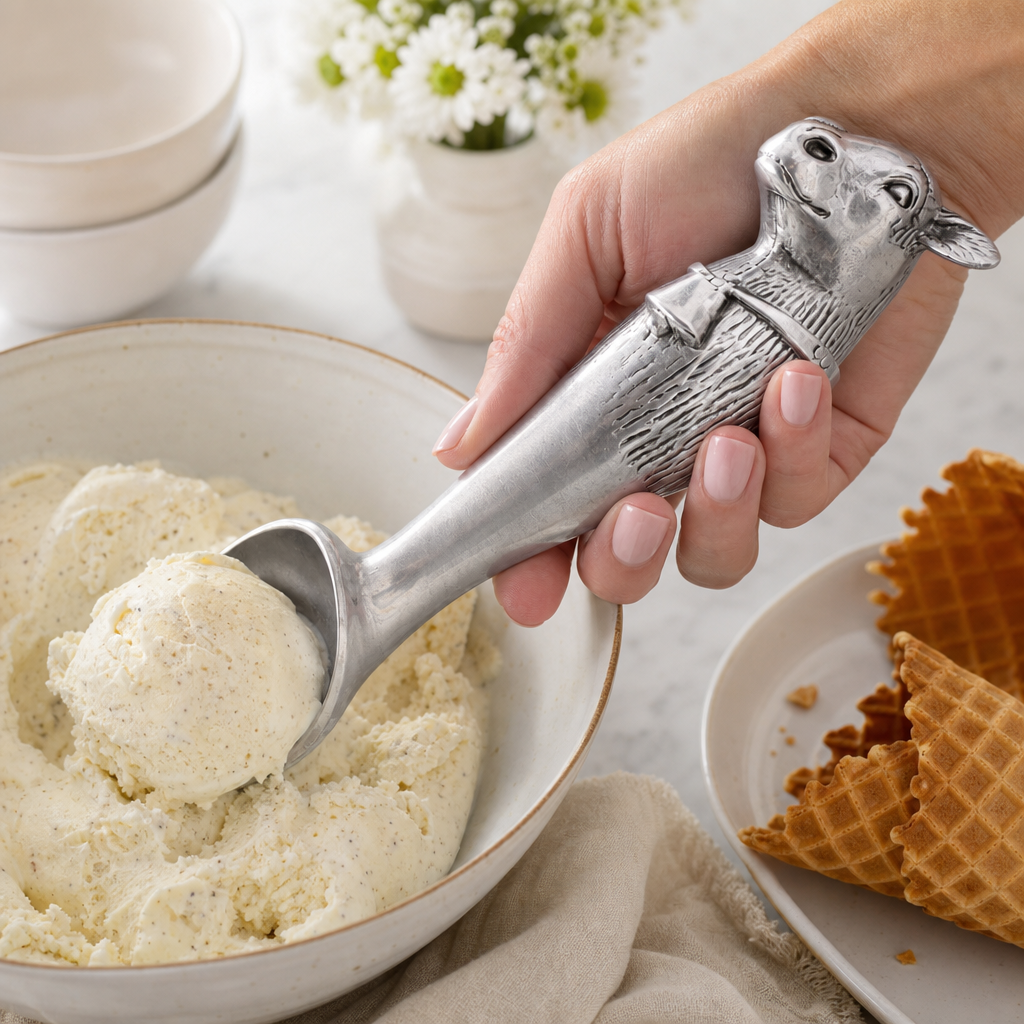 Cow Ice Cream Scoop