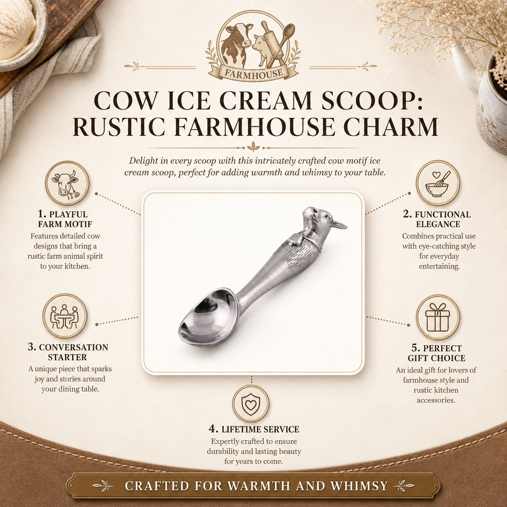 Cow Ice Cream Scoop